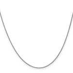 14k White Gold .85mm Spiga Chain