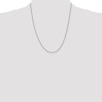 14k White Gold .85mm Spiga Chain