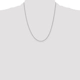 14k White Gold .85mm Spiga Chain