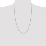14k White Gold .85mm Spiga Chain