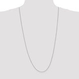 14k White Gold .85mm Spiga Chain