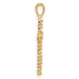 14k Latin Cross Pendant Mounting
