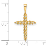 14k Diamond Cross Mounting