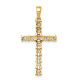 14k A 3/4ct. Diamond Latin Cross Pendant