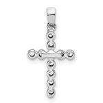 14k White Gold 1/10ct. Diamond Cross Pendant
