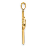 14k Cross Pendant Mounting
