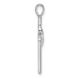 14k AA Diamond Cross Pendant