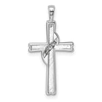 14k AA Diamond Cross Pendant