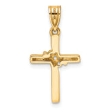 14k Diamond Cross Mounting