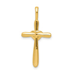 14k Diamond Cross w/Heart Pendant