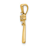 14k Diamond Cross Slide Pendant