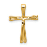 14k Diamond Cross Slide Pendant