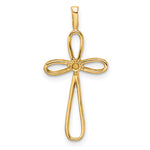 14k Cross Pendant Mounting