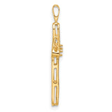 14k Cross Pendant Mounting