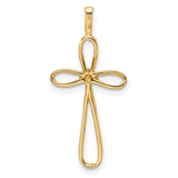 14k Cross Pendant Mounting