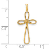 14k Cross Pendant Mounting