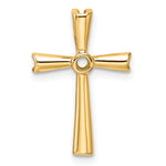 14k Cross Pendant Mounting