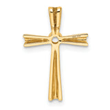 14k Cross Pendant Mounting