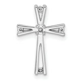 14k White Gold Cross Pendant Mounting