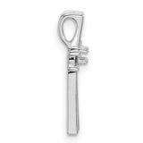 14k White Gold Cross Pendant Mounting