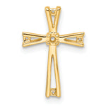 14k Cross Pendant Mounting