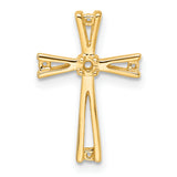 14k Cross Pendant Mounting