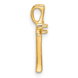 14k Cross Pendant Mounting