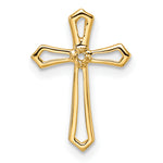 14k Passion Cross Pendant Mounting
