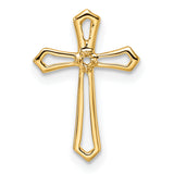 14k Passion Cross Pendant Mounting
