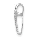 14k White Gold 1/15ct. Diamond Cross Pendant
