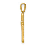 14k 1/4ct. Diamond Cross Pendant