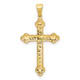 14k 1/10ct. Diamond Cross Pendant