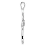 14k White Gold Passion Cross Mounting