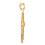 14k Cross w/ Heart Center Pendant Mounting