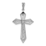 14k White Gold 1/3ct. Diamond Passion Cross Pendant