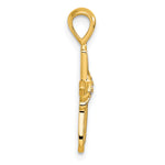 14k Diamond Cross Pendant