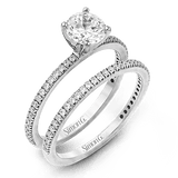 Wedding Set in 18k Gold with Diamonds