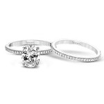 Wedding Set in 18k Gold with Diamonds