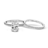 Wedding Set in 18k Gold with Diamonds