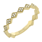 Right Hand Ring in 14k Gold with Diamonds