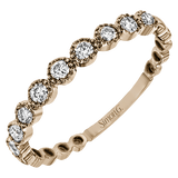 Right Hand Ring in 14k Gold with Diamonds