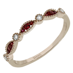 Right Hand Ring in 14k Gold with Diamonds
