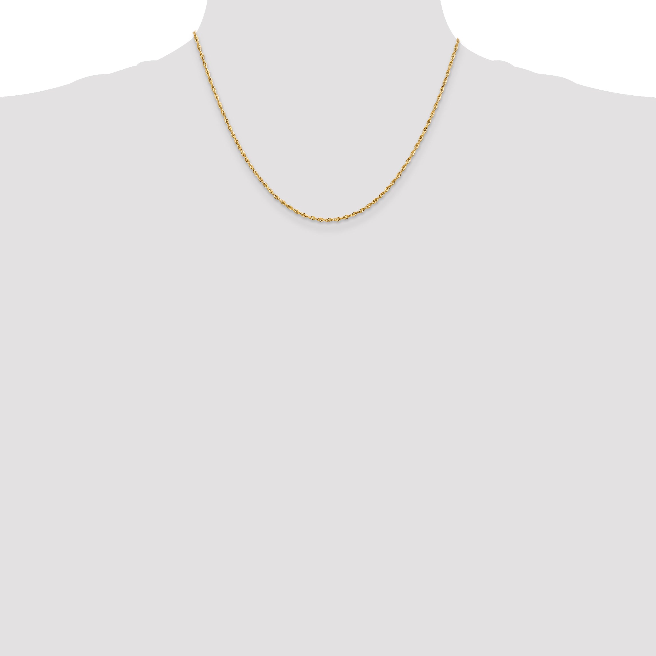 14k 1.85mm D/C Quadruple Rope Chain