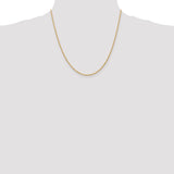 14k 1.85mm D/C Quadruple Rope Chain