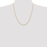 14k 1.85mm D/C Quadruple Rope Chain