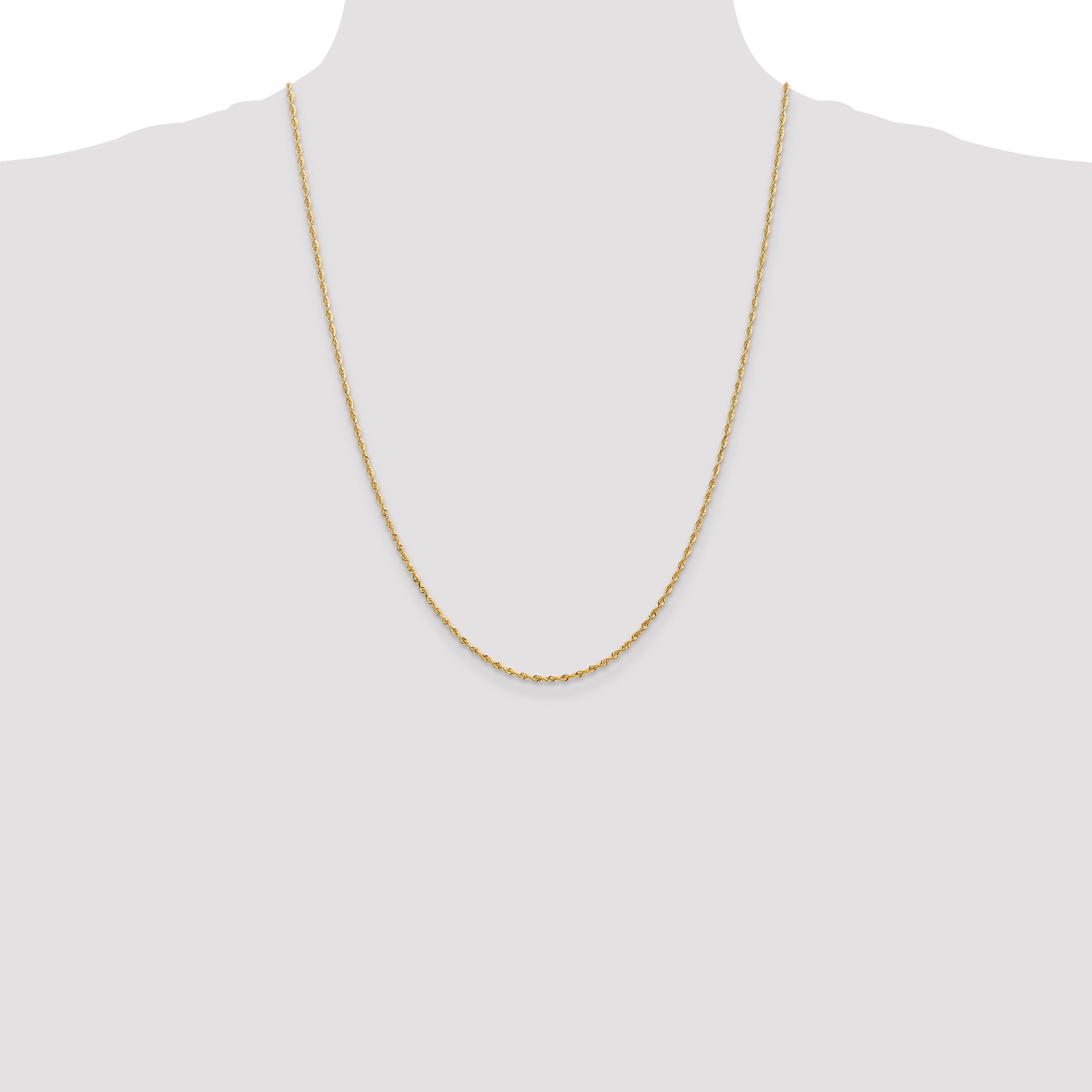 14k 1.85mm D/C Quadruple Rope Chain