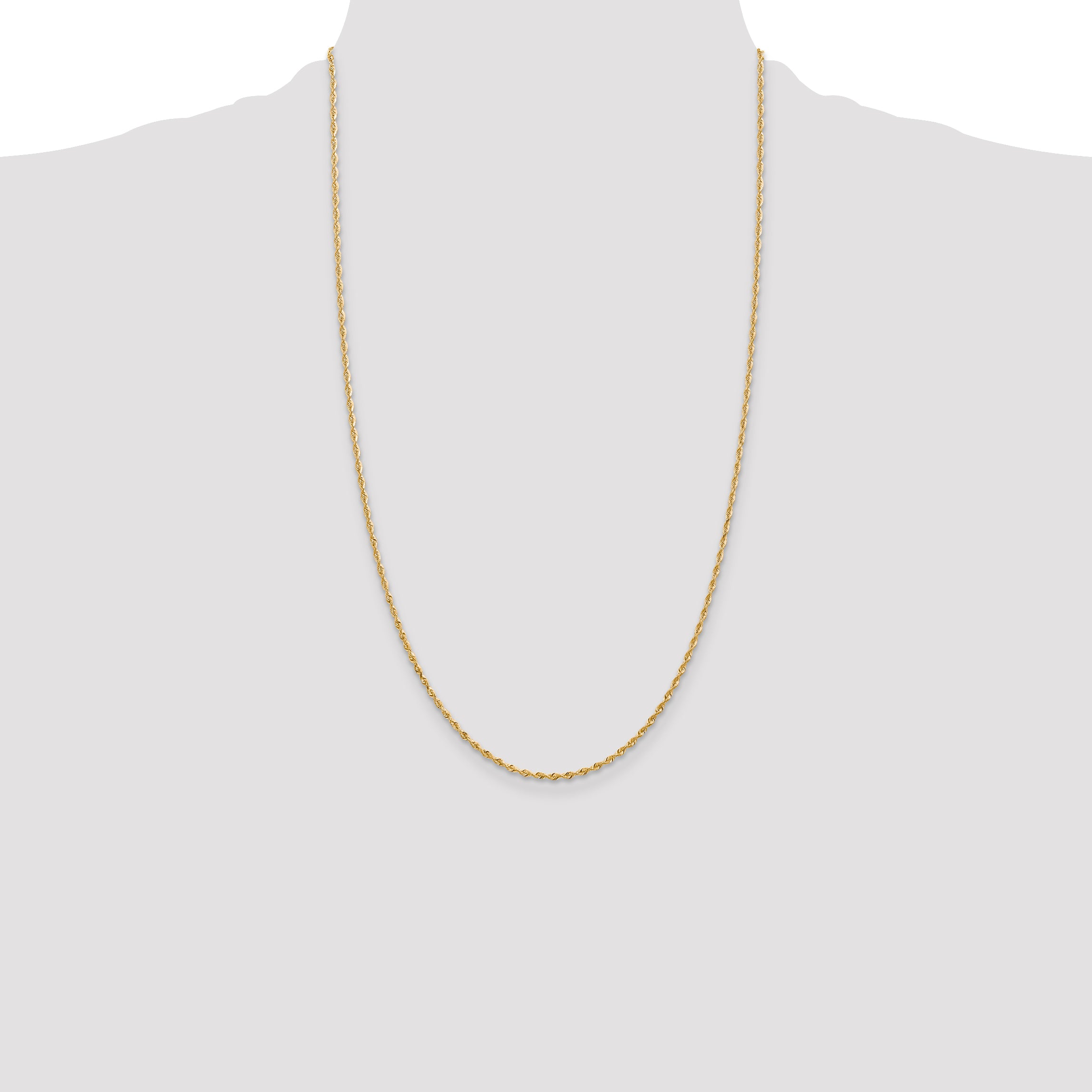 14k 1.85mm D/C Quadruple Rope Chain