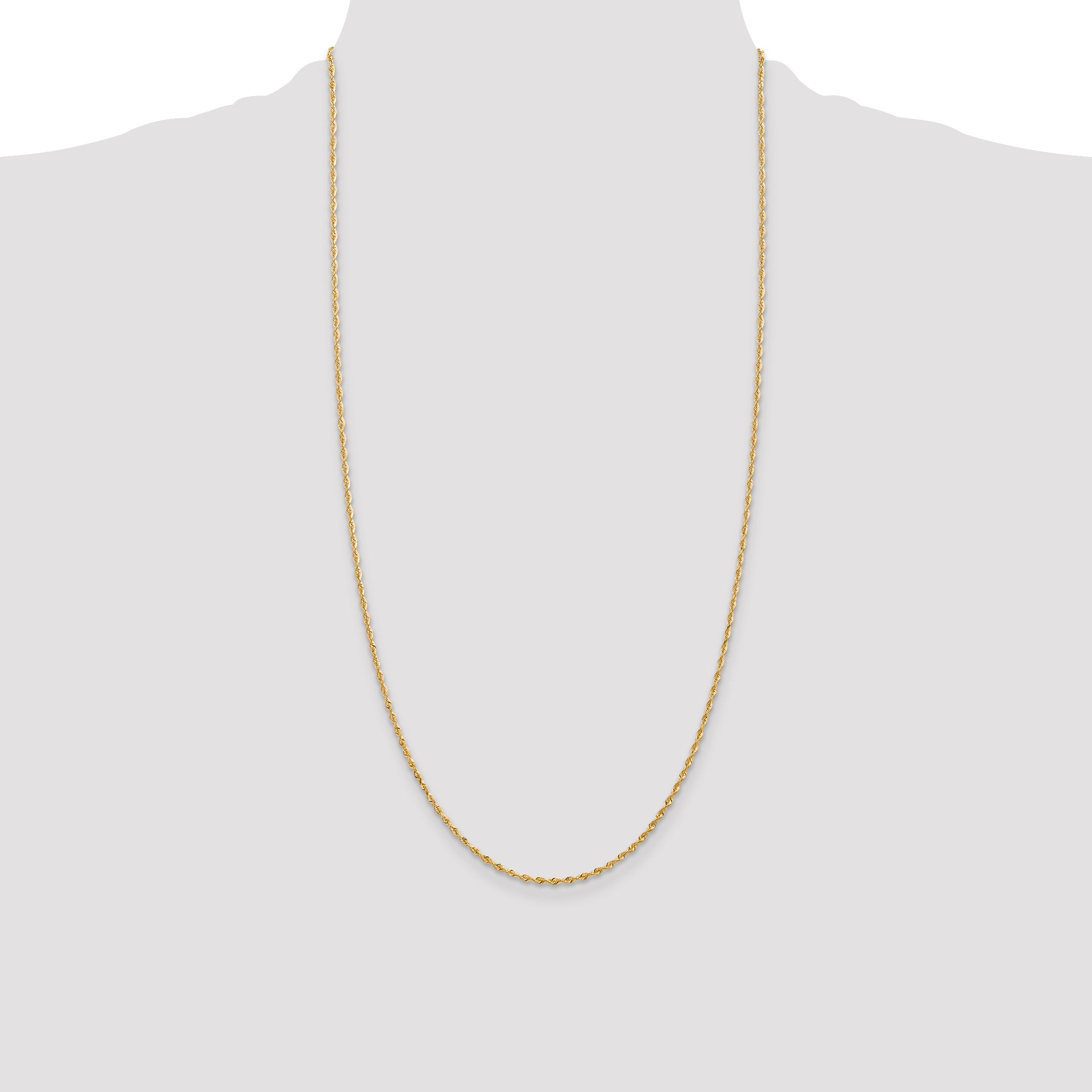 14k 1.85mm D/C Quadruple Rope Chain