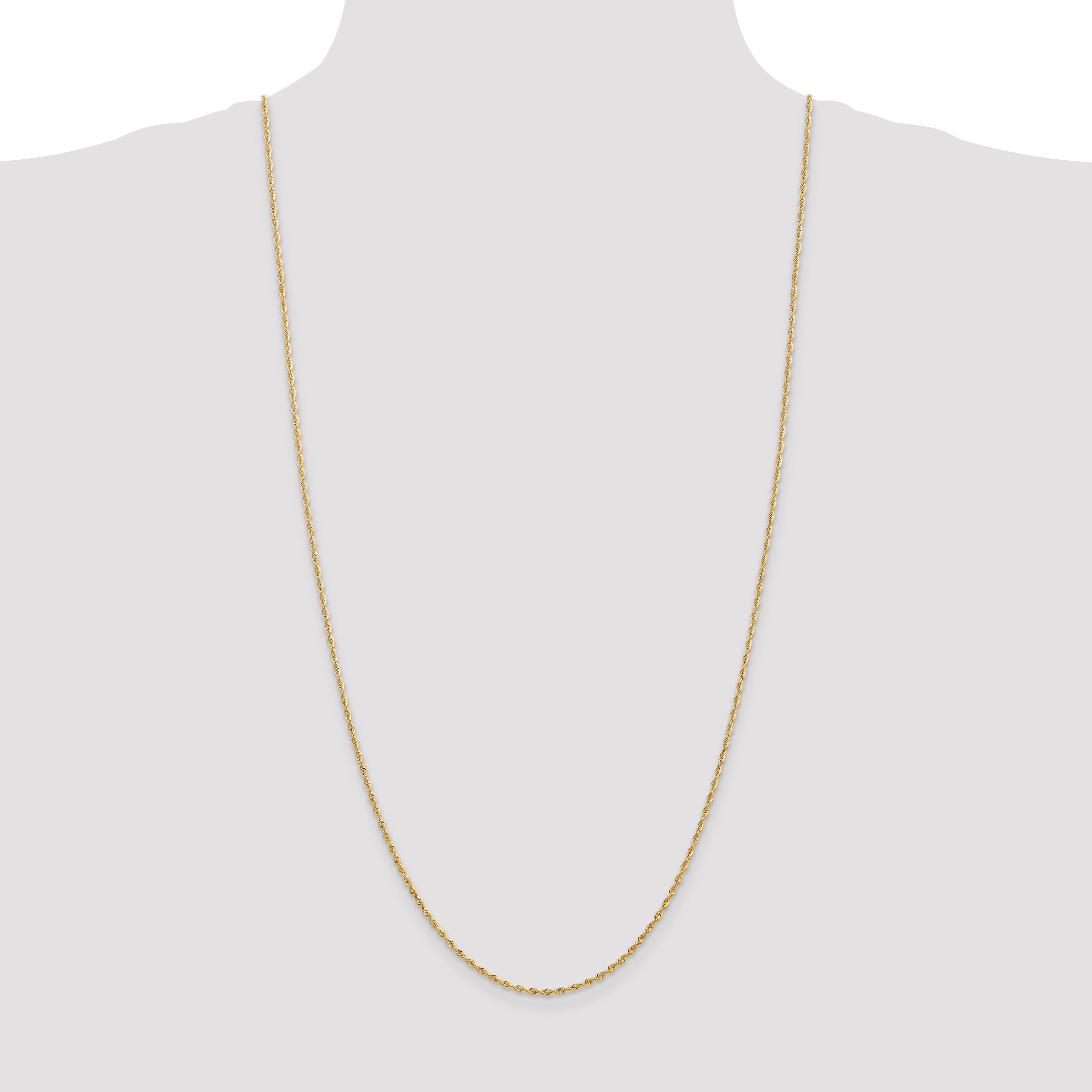14k 1.85mm D/C Quadruple Rope Chain
