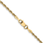 14k 2.0mm D/C Quadruple Rope Chain